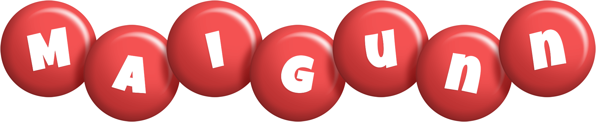 Maigunn candy-red logo