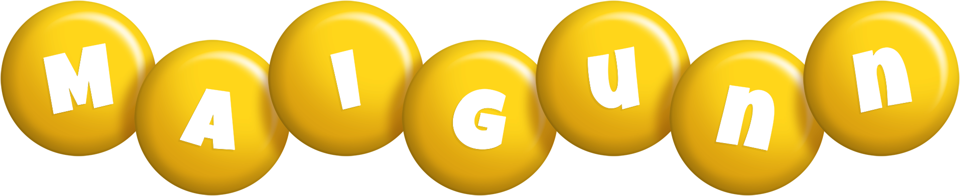 Maigunn candy-yellow logo