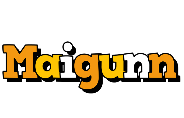 Maigunn cartoon logo