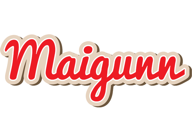 Maigunn chocolate logo