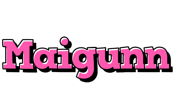 Maigunn girlish logo