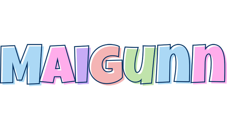 Maigunn pastel logo