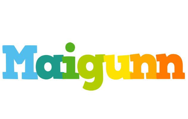 Maigunn rainbows logo