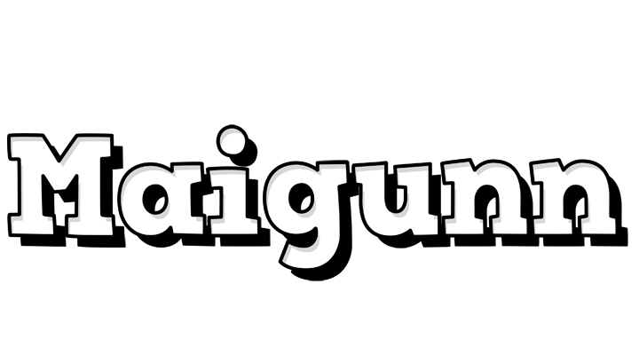 Maigunn snowing logo