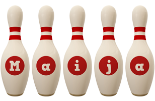 Maija bowling-pin logo