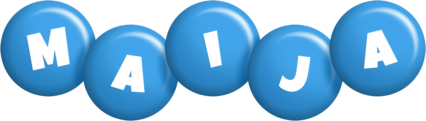 Maija candy-blue logo