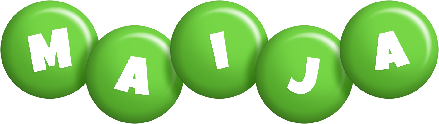Maija candy-green logo