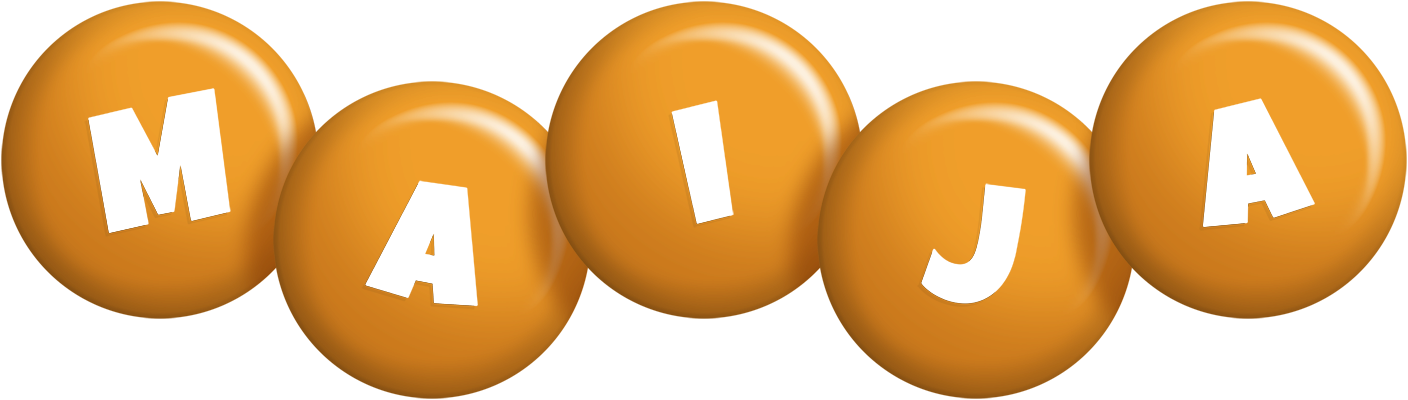 Maija candy-orange logo