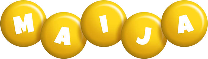 Maija candy-yellow logo