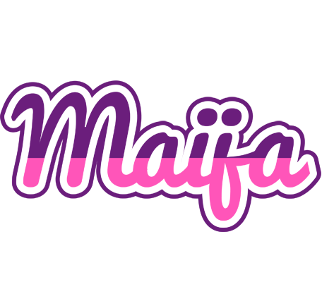Maija cheerful logo