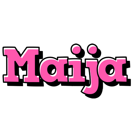 Maija girlish logo