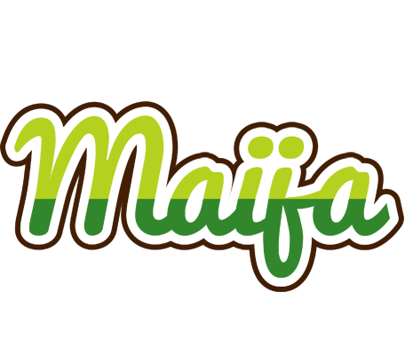 Maija golfing logo