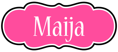 Maija invitation logo