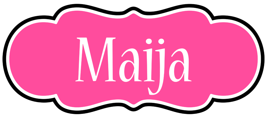 Maija invitation logo