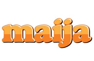 Maija orange logo