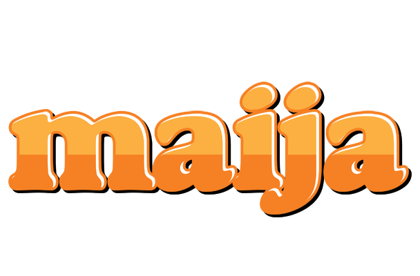 Maija orange logo