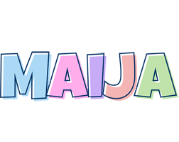 Maija pastel logo