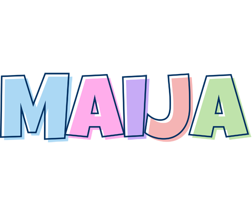 Maija pastel logo