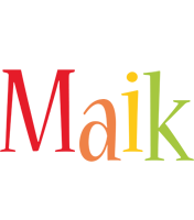 Maik birthday logo