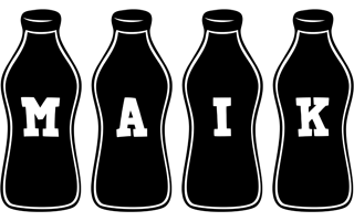 Maik bottle logo