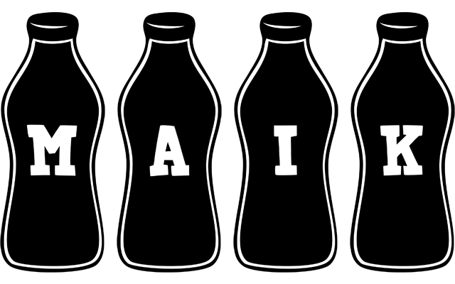 Maik bottle logo