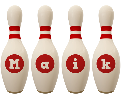 Maik bowling-pin logo