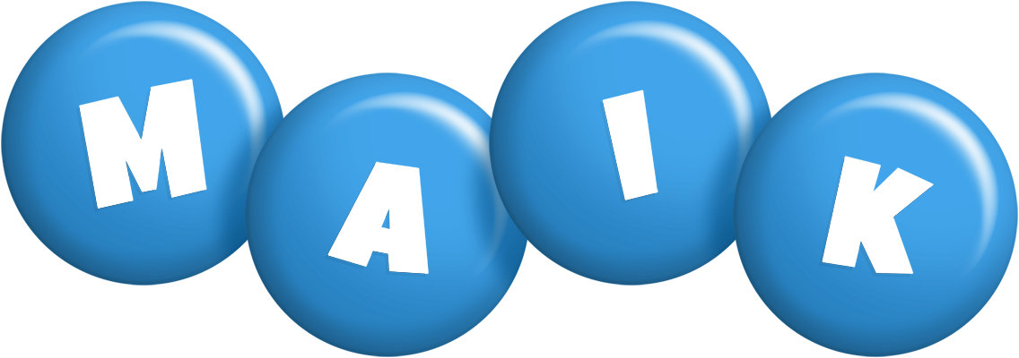 Maik candy-blue logo