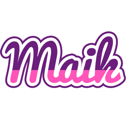Maik cheerful logo