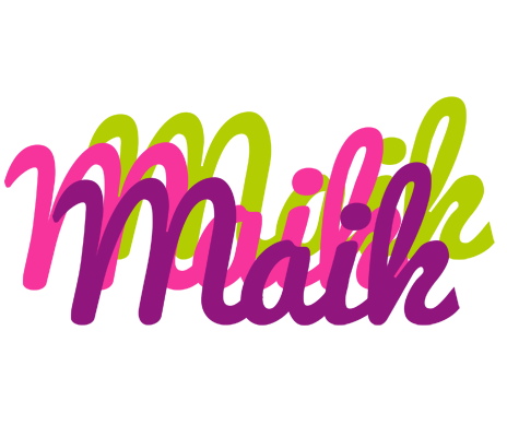 Maik flowers logo