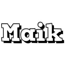 Maik snowing logo