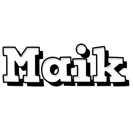 Maik snowing logo