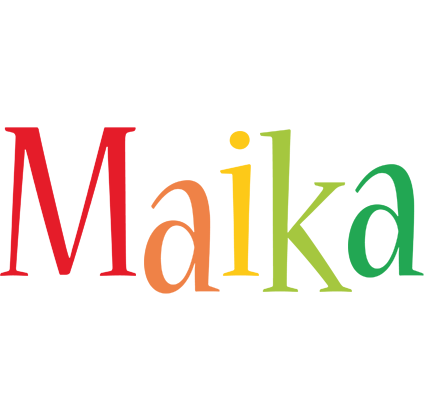 Maika birthday logo