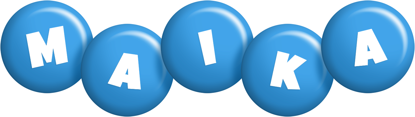 Maika candy-blue logo