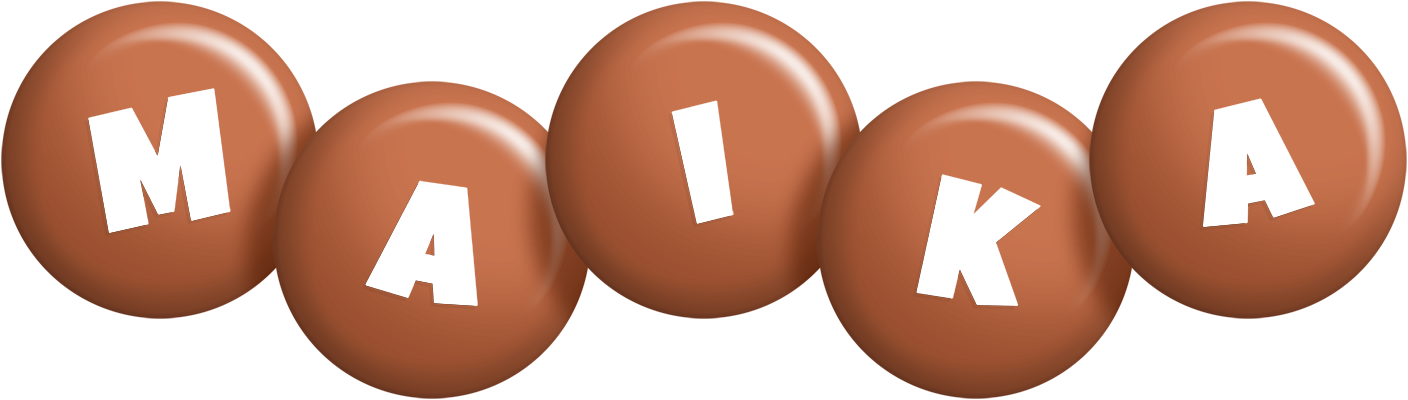 Maika candy-brown logo