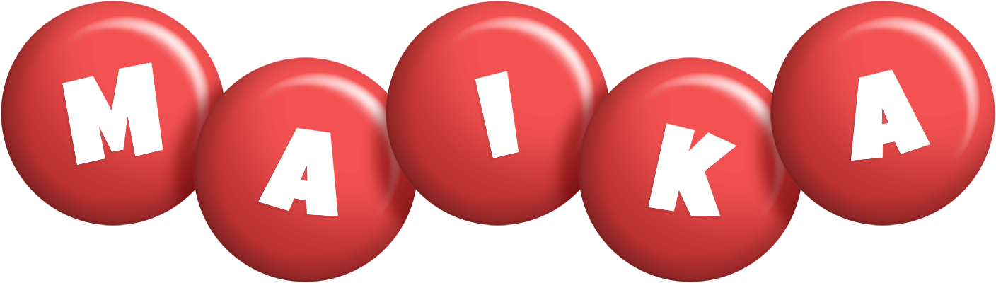 Maika candy-red logo