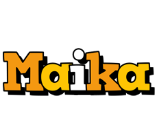 Maika cartoon logo