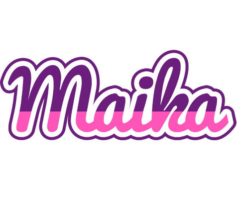 Maika cheerful logo