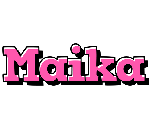 Maika girlish logo