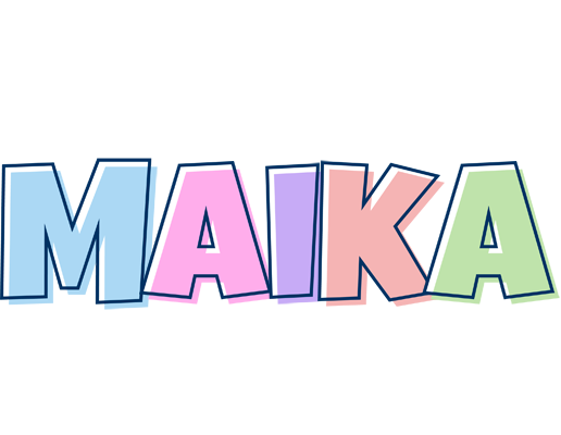 Maika pastel logo
