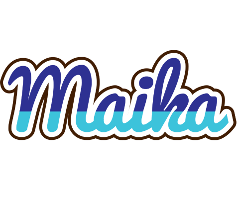 Maika raining logo