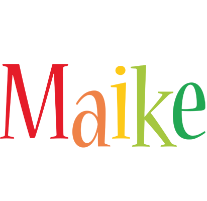 Maike birthday logo