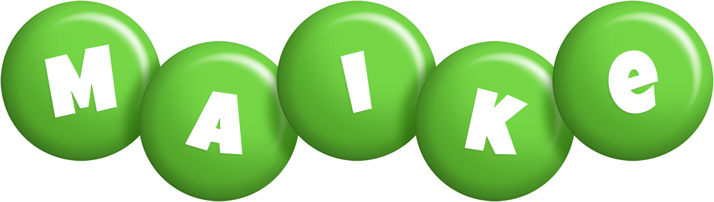 Maike candy-green logo