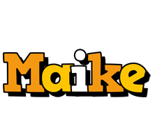 Maike cartoon logo