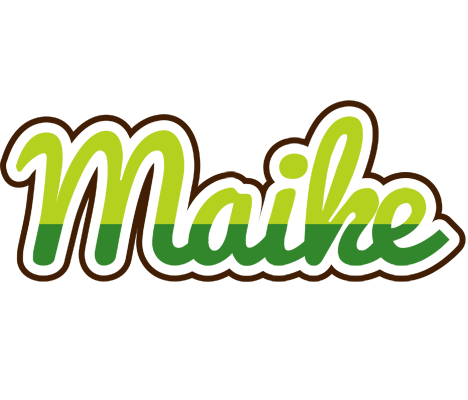 Maike golfing logo