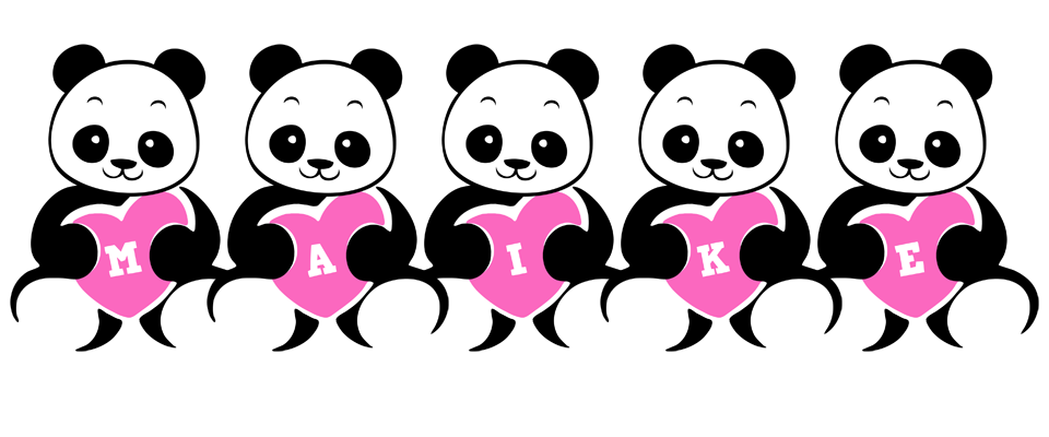 Maike love-panda logo