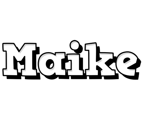 Maike snowing logo
