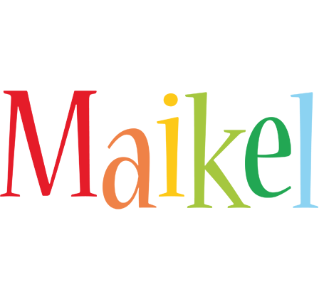 Maikel birthday logo