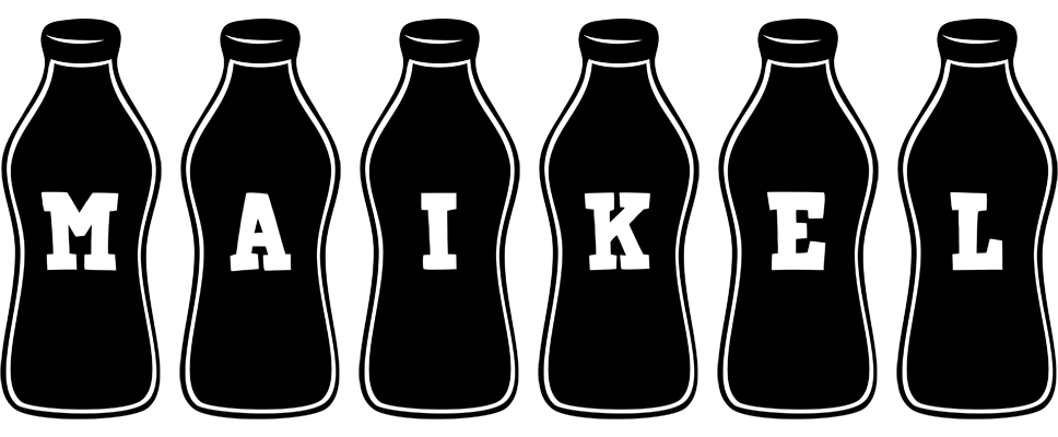 Maikel bottle logo