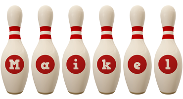 Maikel bowling-pin logo