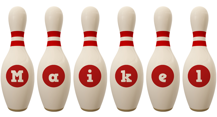 Maikel bowling-pin logo